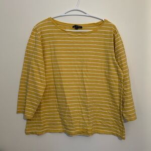 Pink Tartan Yellow Striped Women's Top